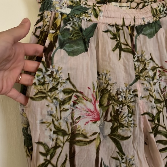 Isabel Marant Etoile Floral Print Cotton Voile Pants Sz 36 - Picture 5 of 7
